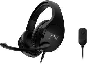 HyperX Cloud Stinger S – Gaming Headset, for PC, Virtual 7.1 Surround Sound, Lightweight, Memory Foam, Soft Leatherette, Durable Steel Sliders, Swivel-to-Mute Noise-Cancelling Microphone, Black
