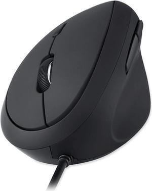 Perixx PERIMICE-519 Wired Ergonomic Vertical Mouse - Portable Small Design - 105x67x58 mm - Right Handed Black