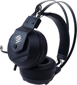 Mad Catz The Authentic F.R.E.Q. 2 Wired Gaming Headset with 40mm Neodymium Drivers, 3.5mm connection Compatible with PC, Mac, PS4, Xbox One as well as mobile and smart devices(AF13C1INBL000-0)