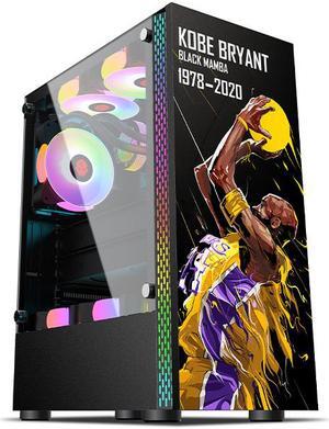 CORN Kobe ATX/Micro-ATX/iTX Middle Tower Gaming Computer Case Support 240mm Liquid Cooling