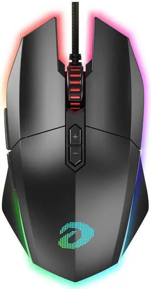 Dareu EM910 gaming mouse 75g lightweight, soft-wired mice pmw3336 8000 dpi 30 million click times