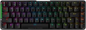 ASUS ROG Falchion Wireless 65% Mechanical Gaming Keyboard (68 Keys, Aura Sync RGB, Extended Battery Life, Interactive Touch Panel, PBT Keycaps, Cherry MX Switches, Keyboard Cover Case)