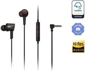 ASUS ROG CETRA II CORE  in-Ear Gaming Headphones with liquid silicone rubber (LSR) drivers and a 3.5 mm connector compatible with PCs, laptops, mobile phones, ROG Phone 5, PlayStation 5, Xbox Series