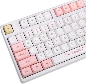 Corn PBT 146 Key XDA Profile DYE-SUB Keycap Macaron Personalized Theme Keycap for Cherry Mx Switch Mechanical Keyboard