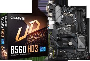 GIGABYTE B560 HD3 LGA 1200 Intel B560 SATA 6Gb/s ATX Intel Motherboard