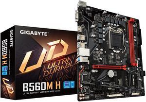 GIGABYTE B560M H LGA 1200 Intel B560 SATA 6Gb/s Micro ATX Intel Motherboard