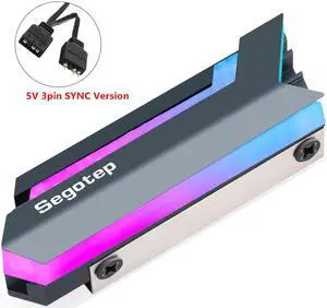 CORN m.2 2280 ssd Argb heat sink 5V 3PIN synchronization heat cooler radiator cooling heat sink for pcie nvme sata