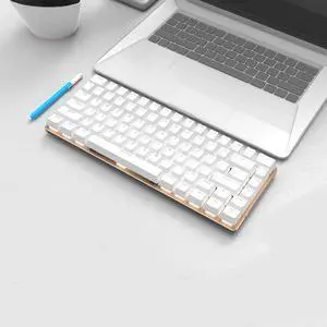 UrChoiceLtd® Ajazz Geek AK3 Usb White LED Wired Gaming Mechanical Keyboard for Office, Typists and Play Games ( Red Switch, White) UrChoiceLtd® Ajazz Geek AK3 Usb White LED Wired Gaming Mechanical Keyboard for Office, Typists and Play Games ( Red Switch, White)