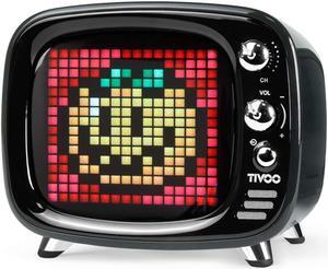 Divoom Tivoo - Retro Bluetooth Speaker with 16x16 LED Display APP Control- Cool Animation Frame & Gaming Room Setup & Bedside Alarm Clock