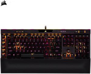 Corsair K95 RGB PLATINUM SE Mechanical Gaming Keyboard, Cherry MX Silver, Backlit RGB LED, 6 Programmable Macro Keys,Dedicated Media Key,Detachable Palm Rest Included
