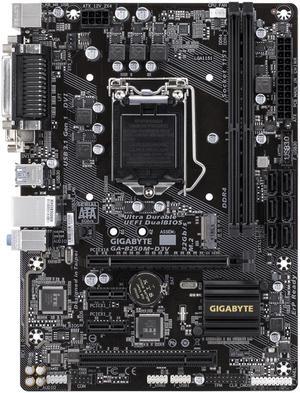 GIGABYTE GA-B250M-D3V Motherboard, Supports 7th/ 6th Generation Intel® Core™ Processors