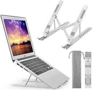 Laptop Stand, Adjustable Laptop Notebook Riser Aluminium Foldable Portable Computer Stand for Desk Compatible with All Tablet and 10"-15" Device