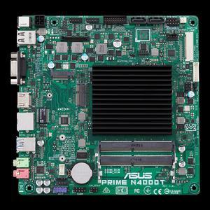 ASUS PRIME N4000T Thin Mini ITX business motherboard for Intel Celeron SoC N4000 processors, with enhanced security, reliability and manageability