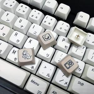 XVX PBT Keycaps, Shine Through Keycaps, OEM Profile Full Size Keyboard  Keycaps, Double Shot Custom Keycaps for 61/64/68/84/87/100/104/108 for  Cherry