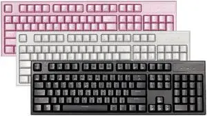CORN GK511 Mechanical Gaming Keyboard White LED Backlit Wired Keyboard with Blue Switches for Windows PC Office and Working -PBT Keycaps(White, 104 Keys)