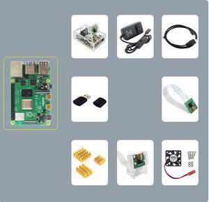 Raspberry Pi Raspberry Pi 4 Model - 2GB With Power Supply/case/micro HDMI/Card reader/Webcam/Webcam bracket/heat sink/Cooling fan