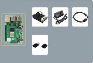 Raspberry Pi Raspberry Pi 4 Model  8GB With Power SupplyAluminum casemicro HDMICard reader