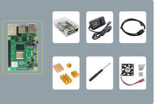 Raspberry Pi Raspberry Pi 4 Model  8GB With Power Supplycasemicro HDMICard readerCooling fanscrewdriver