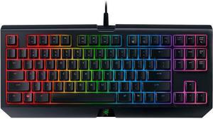 BlackWidow Tournament Edition Chroma V2 - RGB Ergonomic Mechanical Gaming Keyboard with Tactile and Clicky Razer Green Switches - RZ03-02190200-R3U1