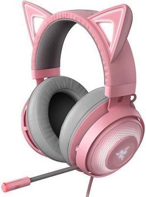 Kraken Kitty Edition PC Gaming Headset - THX Spatial Audio - Quartz Pink