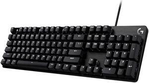 Logitech G413 SE Full-Size Mechanical Gaming Keyboard - Backlit Keyboard with Tactile Mechanical Switches, Anti-Ghosting, Compatible with Windows, macOS - Black Aluminum