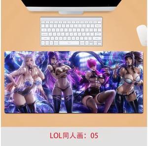 Large gaming mouse pad anime LOL sexy girl mousepad xl for League of Legends XL XXL