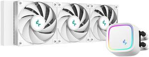 DEEPCOOL LE700 360 ARGB copper base, dynamic Balance Pressure Relief Cooling Radiator CPU Cooler Intel 1700 AMD AM5 AM4 Compatible, White