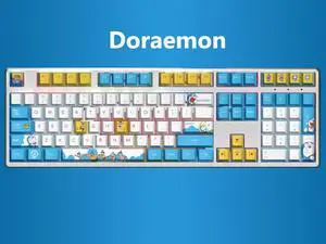 Corn Tri-Band RGB Wireless Bluetooth Wired 108 key Customized Mechanical Keyboard Mario Cartoon Animation Co-branding Theme PBT keycaps Anti-Ghosting Gaming Keyboard Silver Switch Corn Tri-Band RGB Wireless Bluetooth Wired 108 key Customized Mechanical Keyboard Mario Cartoon Animation Co-branding Theme PBT keycaps Anti-Ghosting Gaming Keyboard Silver Switch