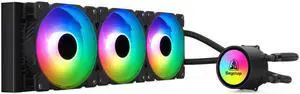 Segotep Frozen 360 CPU water cooling ARGB motherboard synchronization, multi-mode adjustable lighting effect,120mm fan,support STRX4, TR4, AM4, AM5,115X,1200,20XX,17XX Segotep Frozen 360 CPU water cooling ARGB motherboard synchronization, multi-mode adjustable lighting effect,120mm fan,support STRX4, TR4, AM4, AM5,115X,1200,20XX,17XX