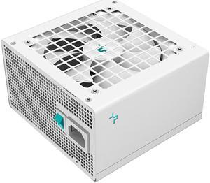 DeepCool DQ750M 80 Plus Gold Fully Modular 750W Power Supply, 120mm FDB Fan with Silent Fanless Mode, 140mm Compact Size - White