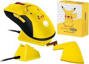 Razer Viper Ultimate X Pokemon Hyperspeed Lightest Wireless Gaming Mouse  RGB Pikachu Tail Charging Dock 20K DPI Optical Sensor  Chroma Lighting  8 Programmable Buttons  70 Hr Battery