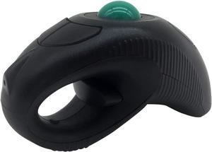 CORN Wireless Ergonomic Handheld Trackball Mouse with Laser Pointer Left Handed Right Handed DPI Adjustable for Laptop Desktop PC Computer