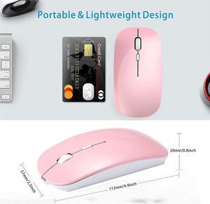 Bluetooth Mouse Rechargeable Wireless Mouse for MacBook Pro,Bluetooth Wireless Mouse for Laptop PC Computer