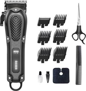 Hair Clippers for Men Professional - Cordless&Corded Barber Clippers for Hair Cutting & Grooming, Rechargeable Beard Trimmer