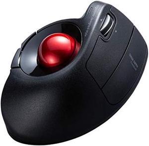 Sanwa Supply Bluetooth Therefore Trackball (Tilt Wheel Multi-Pairing) MA-BTTB179BK - Three Devices Connected At The SameTime