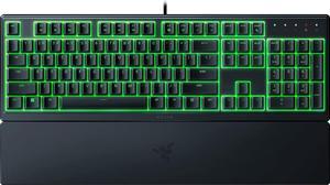 Ornata V3 X Gaming Keyboard: Low-Profile Keys - Silent Membrane Switches - UV-Coated Keycaps - Spill Resistant - Chroma RGB Lighting - Ergonomic Wrist Rest - Classic Black