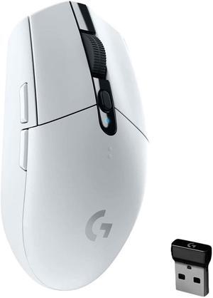 Logitech G304 Lightspeed Wireless Gaming Mouse 6 Programmable Keys 12000DPI Support USB Interface Windows/Mac OS- White