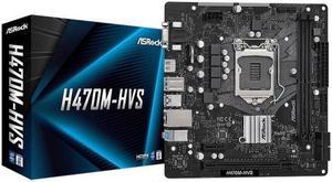H470M-HVS LGA 1200 Intel H470 SATA 6Gb/s Micro ATX Intel Motherboard