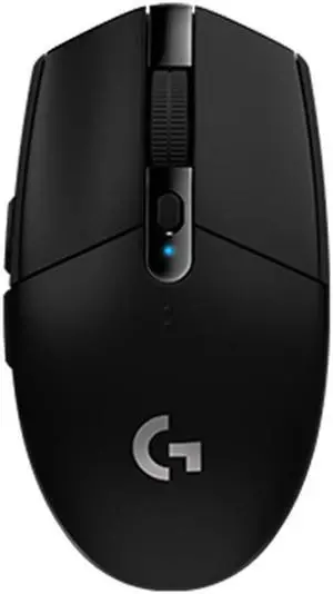 Logitech G304 Lightspeed Wireless Gaming Mouse 6 Programmable Keys 12000DPI Support USB Interface Windows/Mac OS- Black