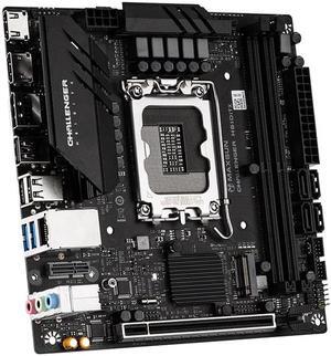 MAXSUN H610 ITX Motherboard ,H610/ Intel LGA 1700/ ITX/ DDR4/ M.2/ PCIe 4.0/ USB 3.2 Gen1/ 2.5GbE LAN/HDMI, DP,CNVi Wireless Network card Interface