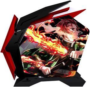 MOD3 Demon Slayer ATX Full Tower Tempered Glass Gaming Computer Case, Support EATX/ATX/ MATX/ ITX ATX