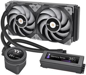 Thermaltake Tt Floe RC Ultra 240 CPU & Memory AIO Liquid Cooler GIF Customization CL-W324-PL12GM-A