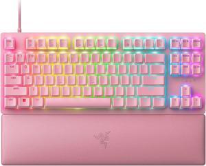 Huntsman V2 TKL Wired Optical Red Linear Switch Gaming Keyboard with Chroma RGB Backlighting - QUARTZ