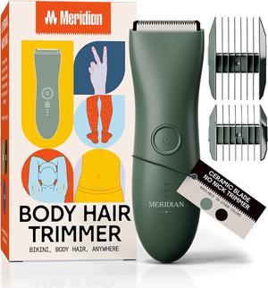 Meridian Ball Trimmer Men, Body Hair Trimmer Men, Ball Shaver Men, Pubic Hair Trimmer Men, Body Shaver Men, Body Trimmer for Men, Body Groomer for Men, Man Scape with Meridian Sage