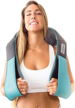 VIKTOR JURGEN Neck and Back Massager Pillow, Shiatsu Kneading Massage with  Heat for Shoulders, Lower Back