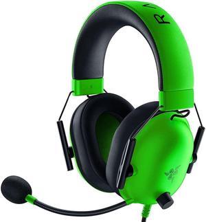 BlackShark V2 X Gaming Headset: 7.1 Surround Sound - 50mm Drivers - Memory Foam Ear Cushions - for PC, PS5, PS4, Switch, Xbox One, Xbox Series X|S, Mobile - 3.5mm Audio Jack - Green