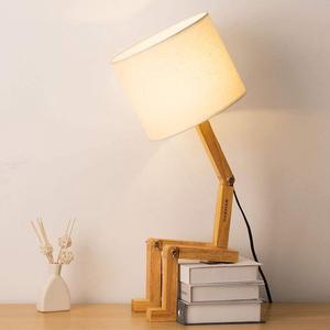 Corn Cute Desk Lamp - Creative Table Lamp With Wood Base Changeable Shape Desk Lamp for Bedroom, Study, Office, Kids Room