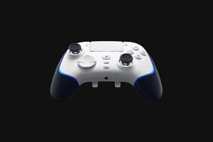 Wolverine V2 Pro Wireless Gaming Controller for PlayStation 5 / PS5, PC: Mecha-Tactile Action Buttons - 8-Way Microswitch D-Pad - HyperTrigger - 6 Remappable Buttons - Chroma RGB - White