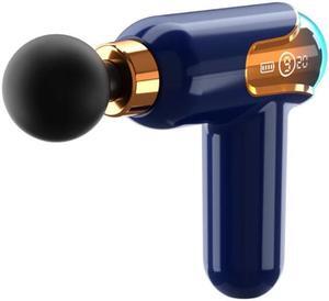 Massage Gun Deep Tissue Massager Portable Shock Muscle Massage Gun Handheld Full-Body Massager Small Silent Back Massage Gun Gift for Ms. Mom BFF Blue