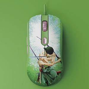 One Piece Co-brand Wired Mouse E-sports Gaming Mice, PWM 3325, 6 Levels of DPI Adjustment Up to 5000dpi, desktop computer notebook dedicated USB port Sauron